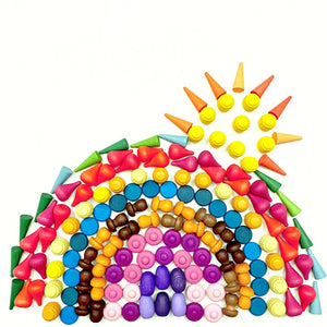 Grapat Mandala Open-Ended Montessori Waldorf Loose Parts Play USA